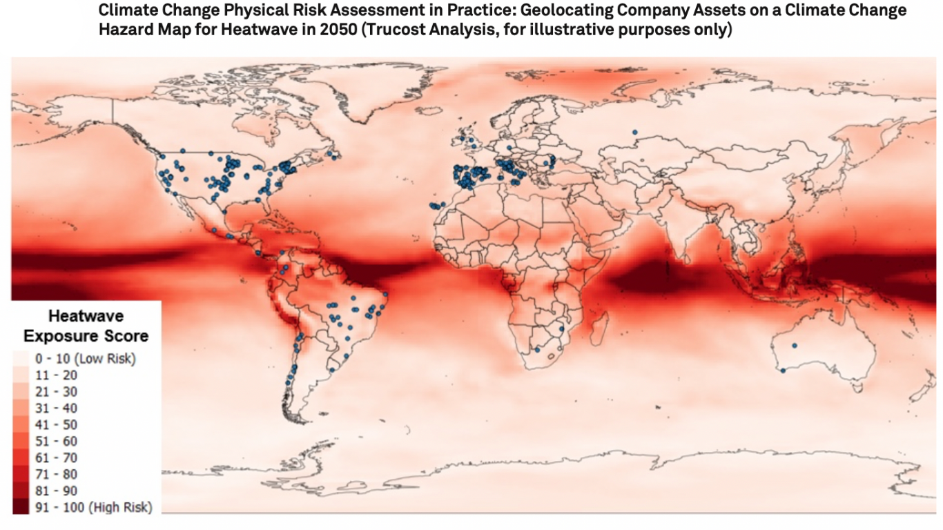 Environmental Risk Map Identifying Climate Risk Zones Through Mapping